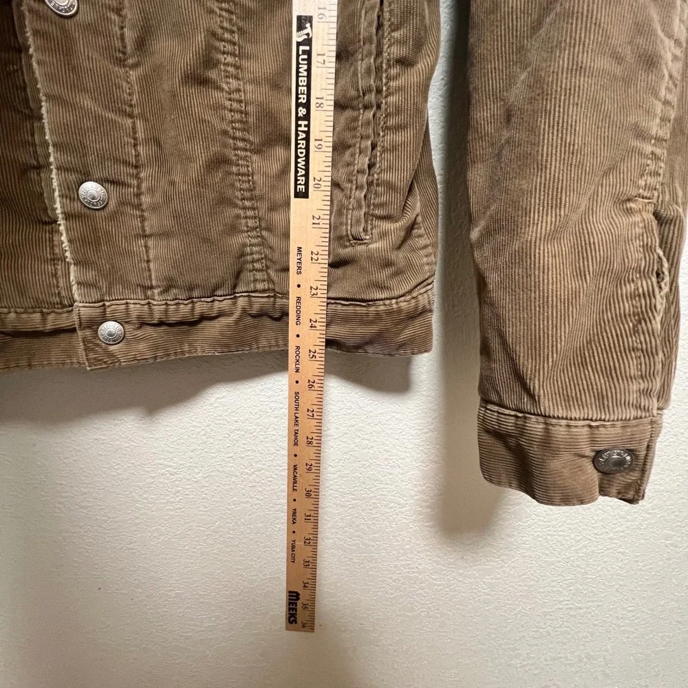 Levi's 70520 Corduroy Sherpa Trucker Jacket  Retro Workwear Western Brown Size M - Picture 4 of 13
